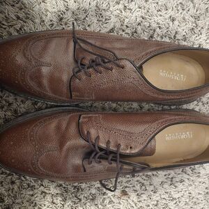 Florsheim Men's Textured Brown Oxfords